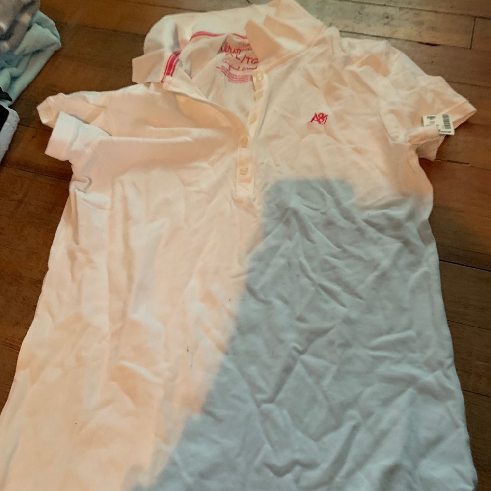 Aeropostale White Polo Slim